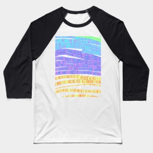 colorful lines abstract stripes background Baseball T-Shirt